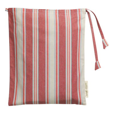 Selene Cotton Sheets - Flat Sheet Crimson
