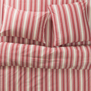 Selene Cotton Sheets - Flat Sheet Crimson
