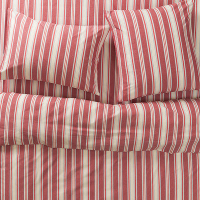 Selene Cotton Sheets - Flat Sheet Crimson