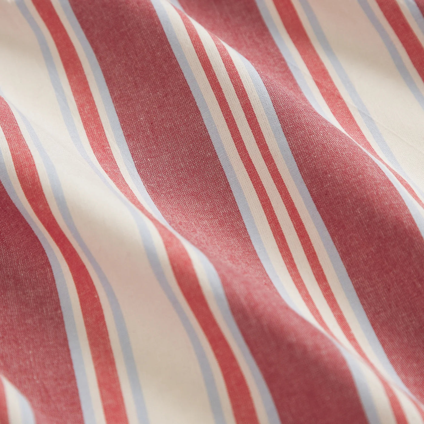Selene Cotton Sheets - Flat Sheet Crimson