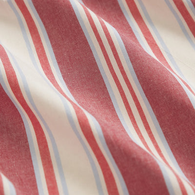 Selene Cotton Sheets - Flat Sheet Crimson