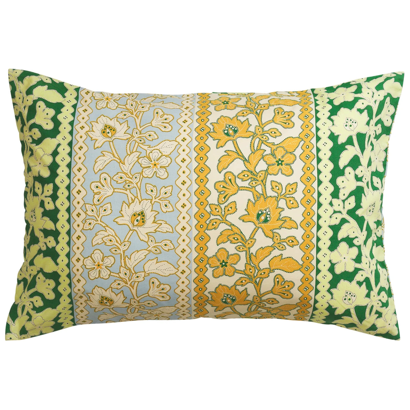 Thea Cotton Pillowcase Set - Kelp