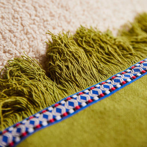 Vivi Appliqué Cushion - Juniper