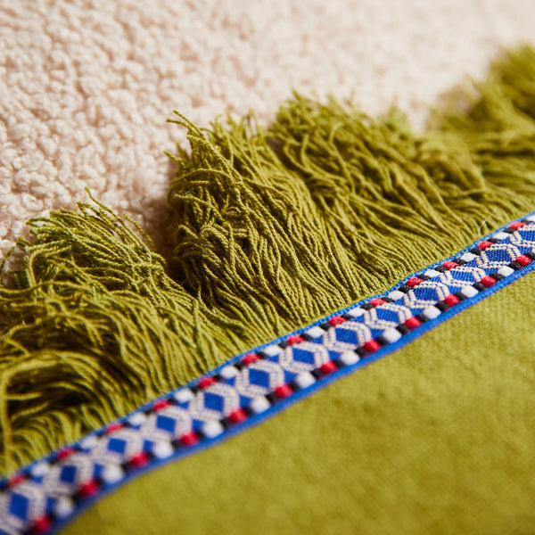 Vivi Appliqué Cushion - Juniper