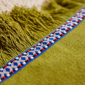 Vivi Appliqué Cushion - Juniper