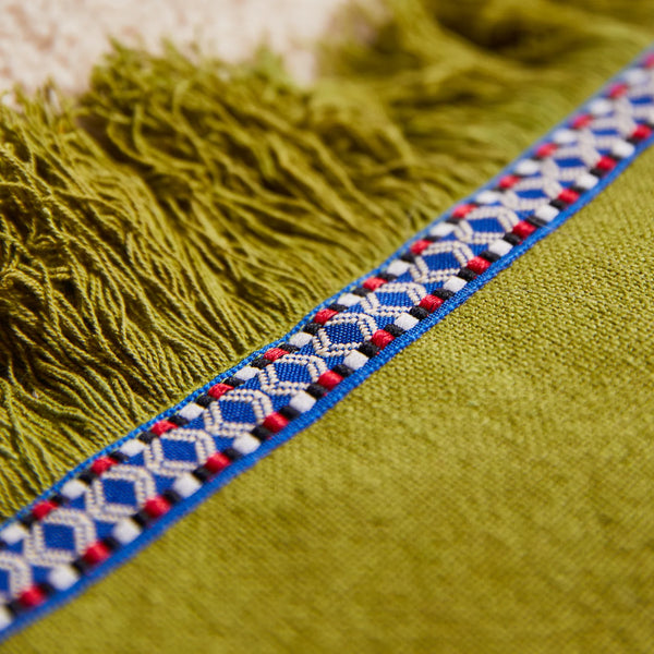 Vivi Appliqué Cushion - Juniper