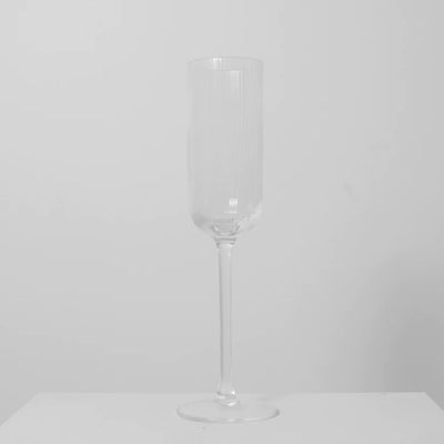 Atticus Ribbed Champagne Glass (Set of 4)