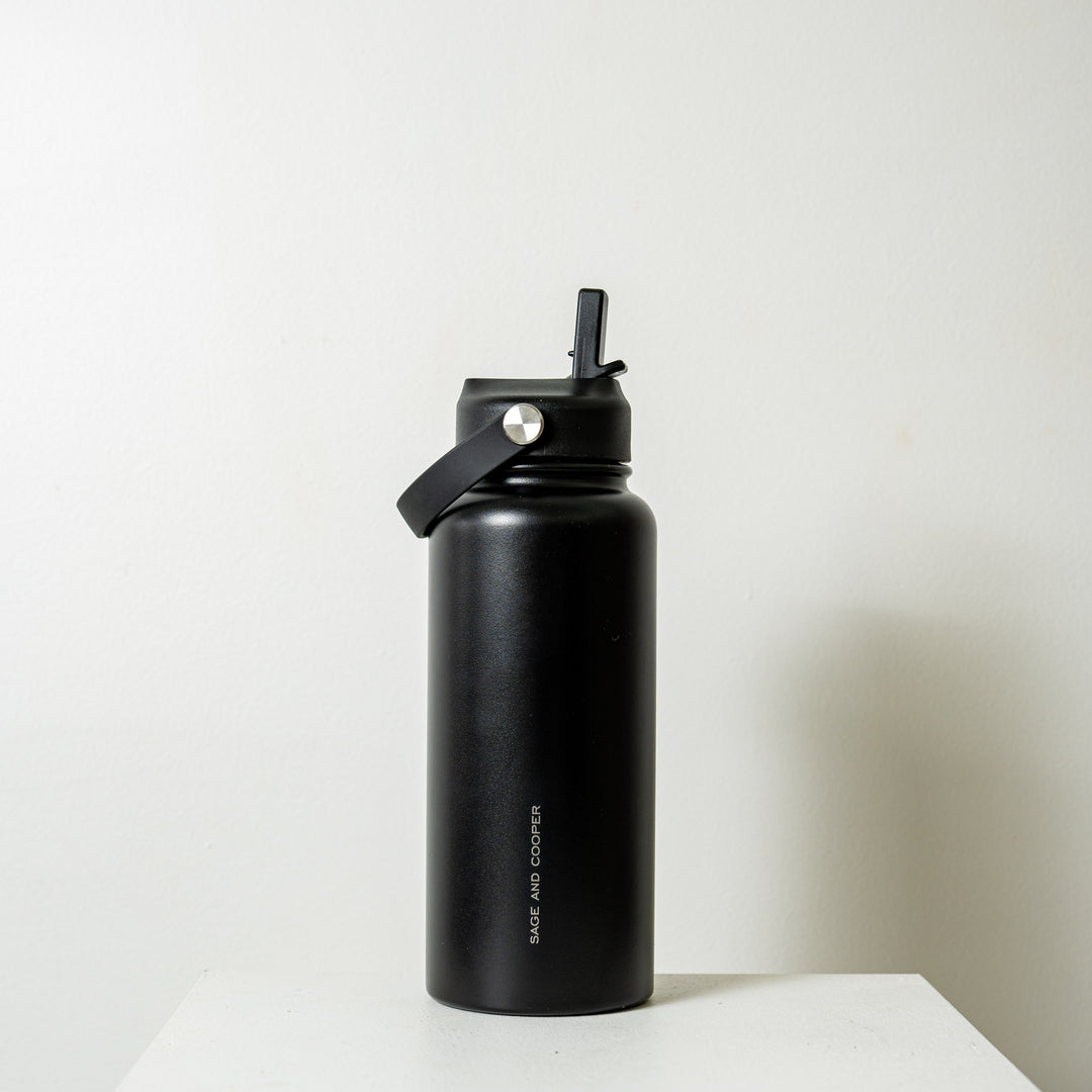 Insulated Drink Bottle 1L - Black