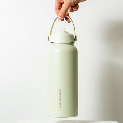Insulated Drink Bottle 1L - Light Green