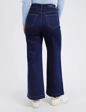 Sarah Wide Leg Jean - Indigo Blue