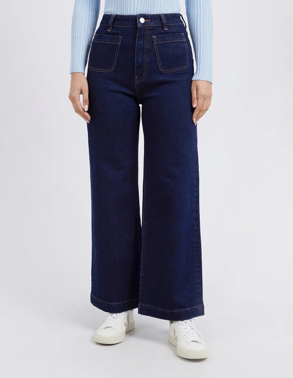 Sarah Wide Leg Jean - Indigo Blue