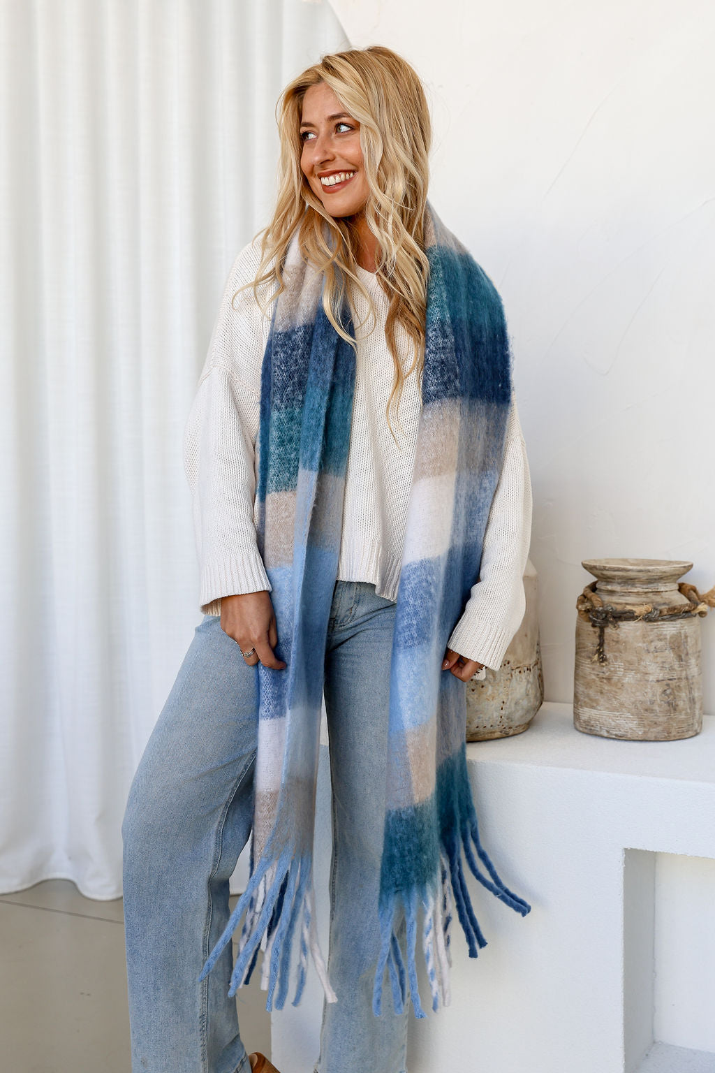 Winter Scarf - Sky Blue