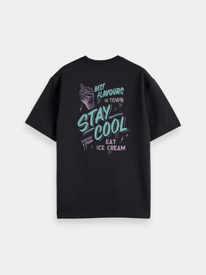 Artwork T-shirt - Washed Black 180050