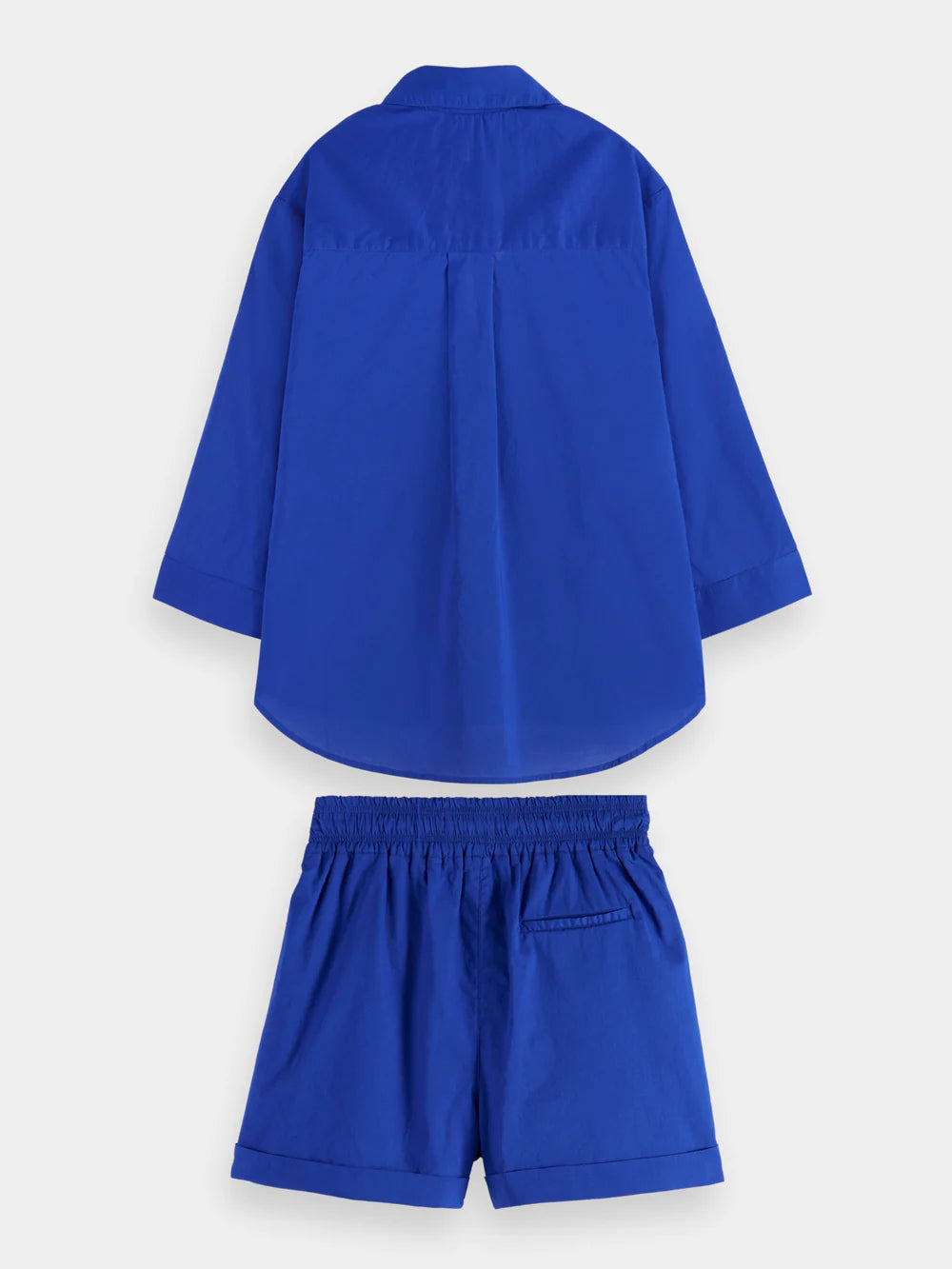 Beach Set - Electric Blue back side
