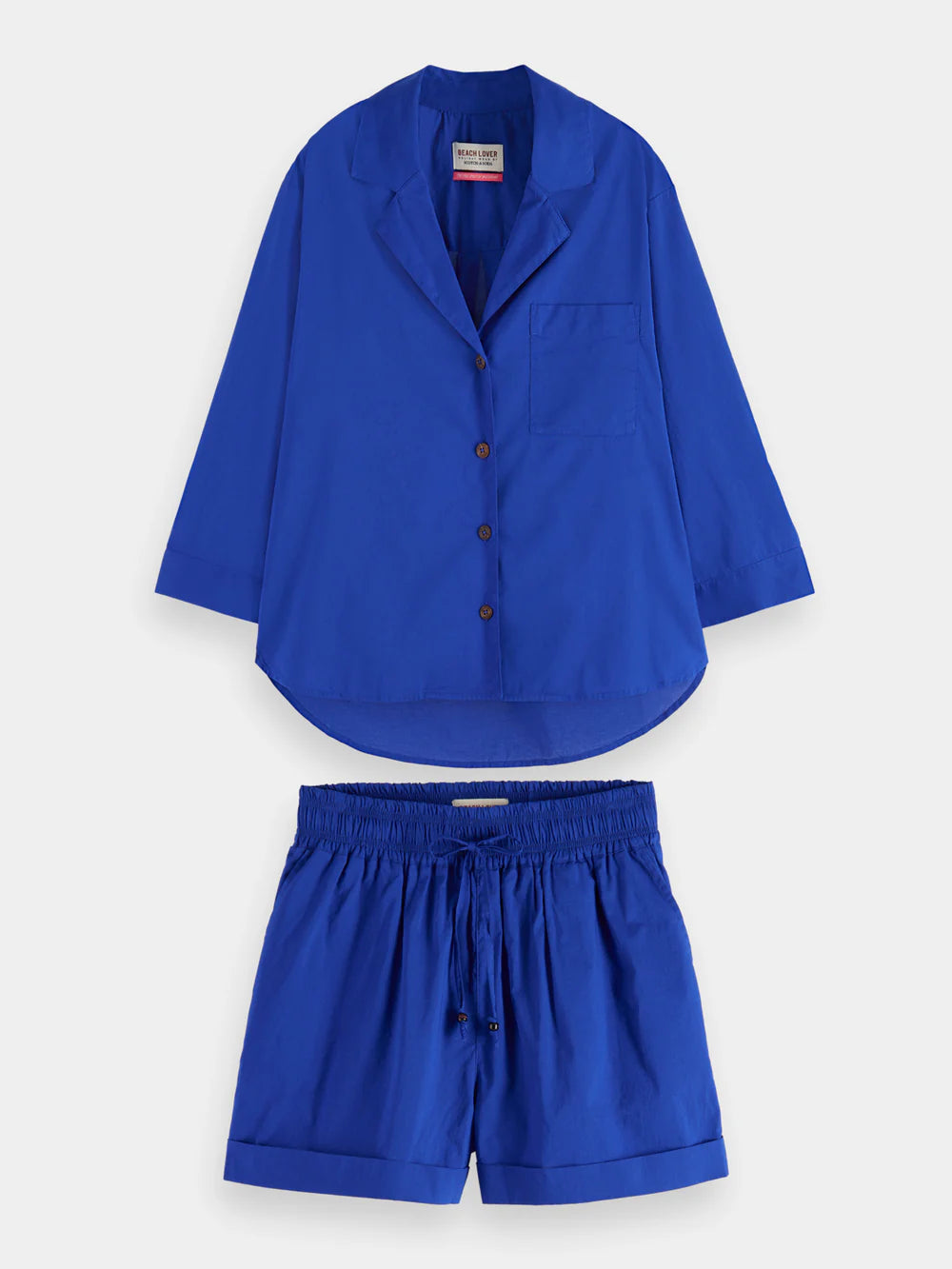 Beach Set - Electric Blue front side