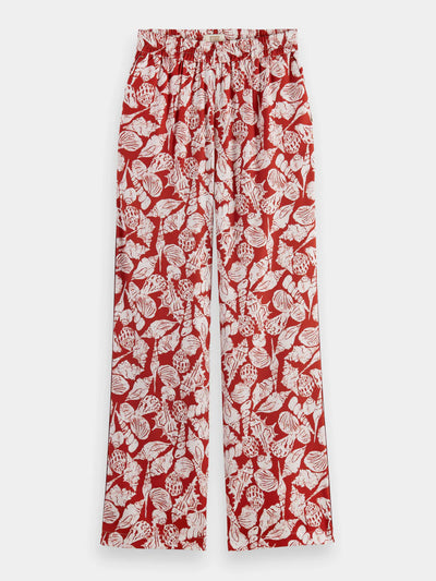 Gia Shell Batik Printed Pants front view