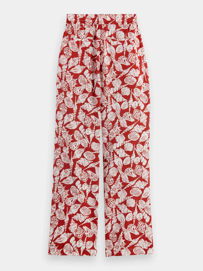 Gia Shell Batik Printed Pants back view