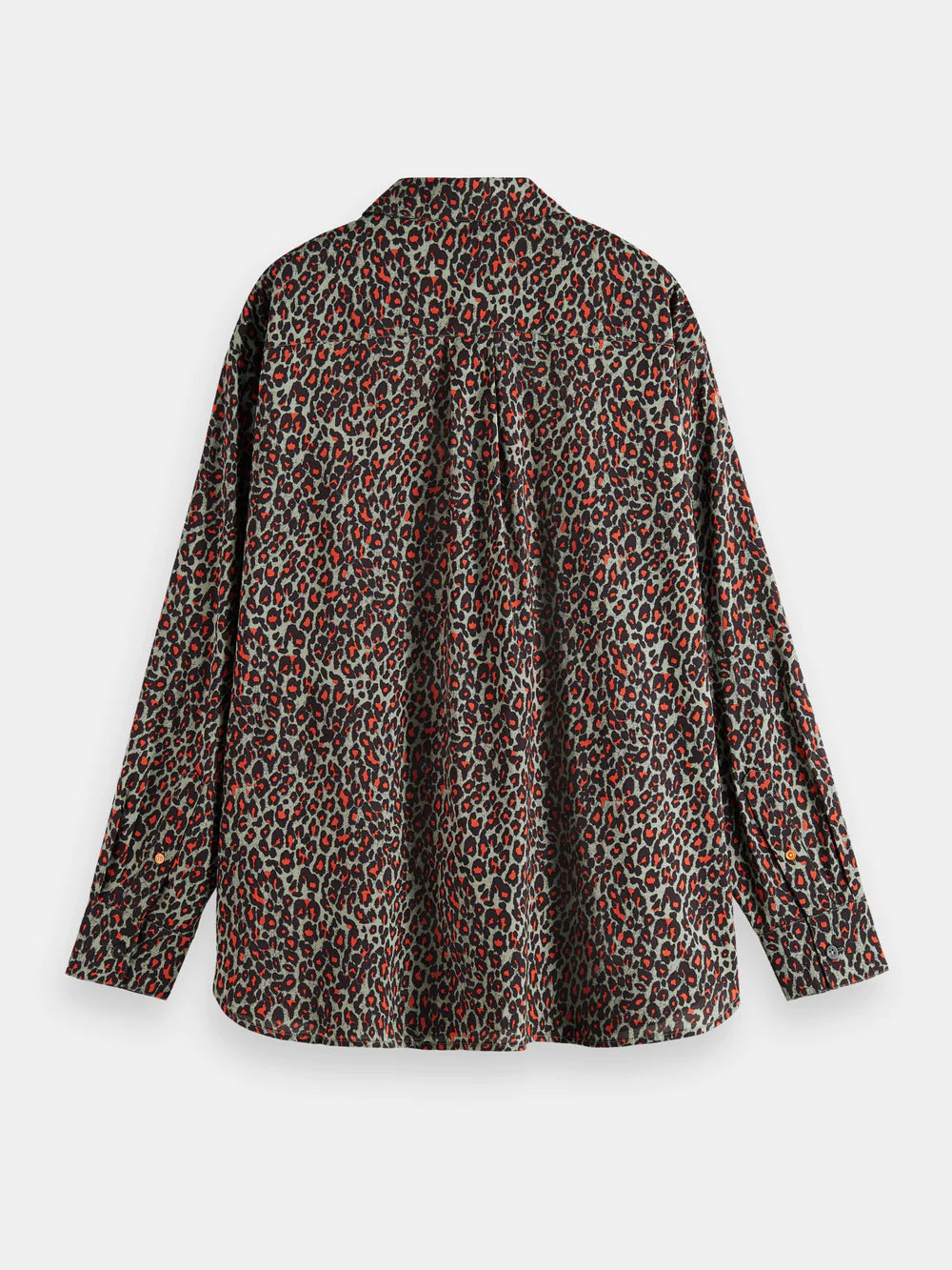 Oversized Print Shirt - Creatures Print back side