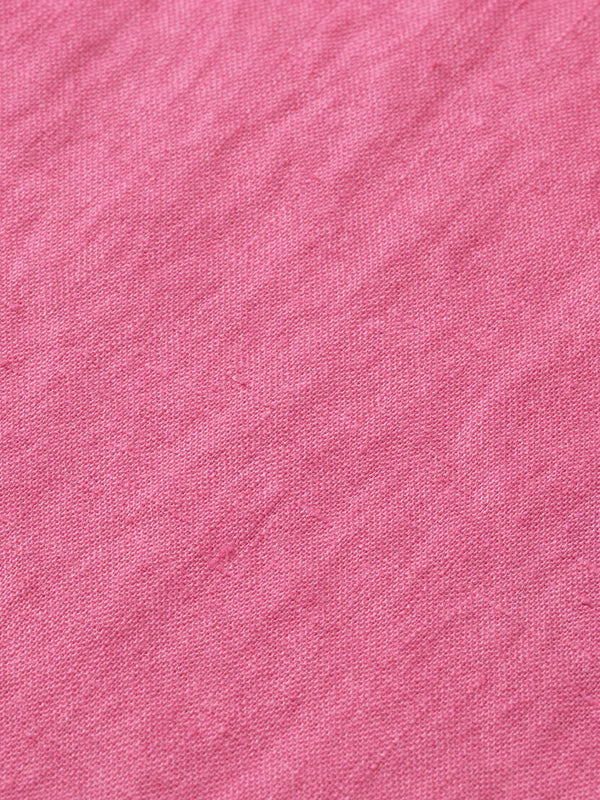 Oversized Linen Shirt Pink Punch - 172771