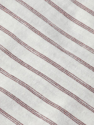 Relaxed-fit Lurex Striped T-Shirt - White 177377