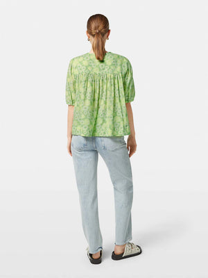 Short Sleeved Top - Abstract Floral U9A00636T