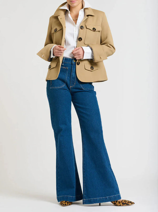 Hemming Scuba Jacket - Caramel