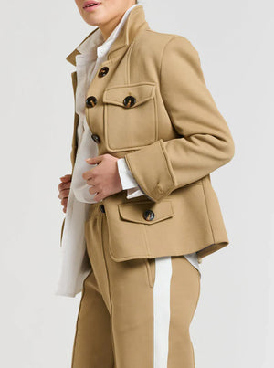 Hemming Scuba Jacket - Caramel