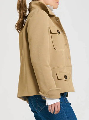 Hemming Scuba Jacket - Caramel