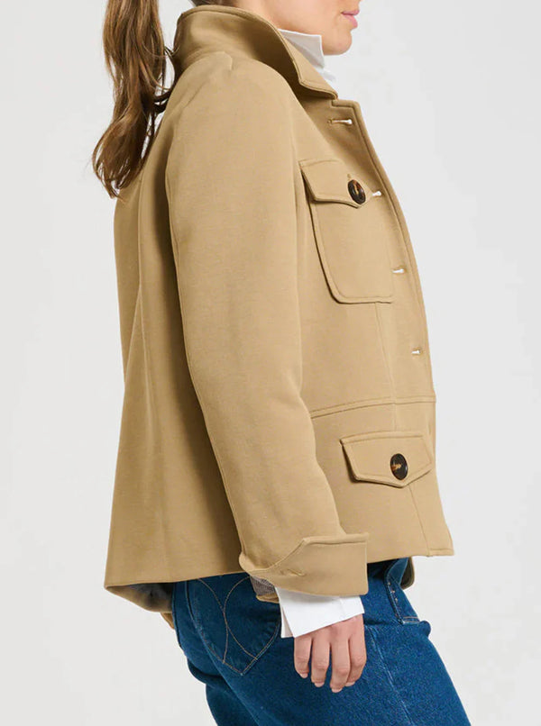 Hemming Scuba Jacket - Caramel