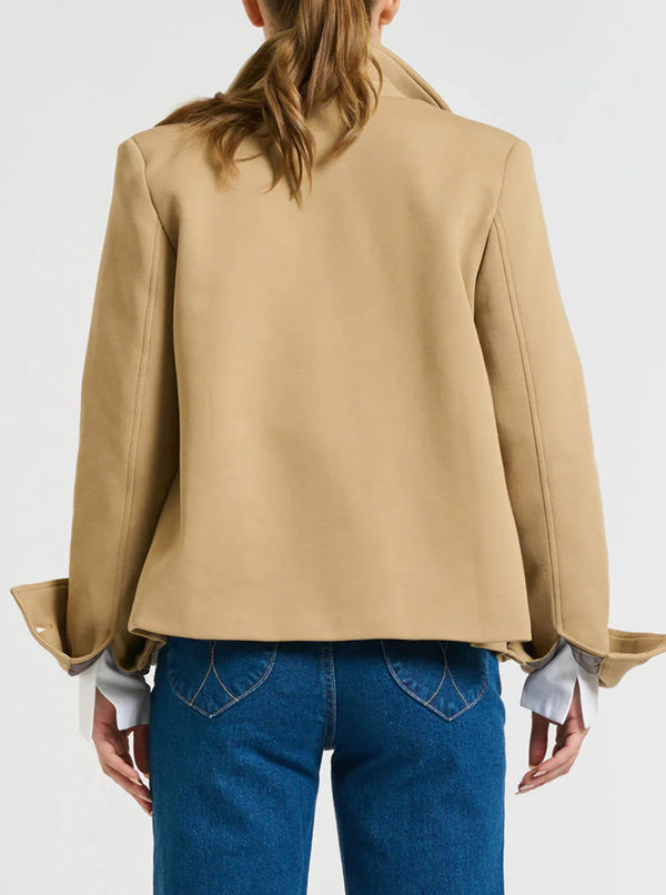 Hemming Scuba Jacket - Caramel