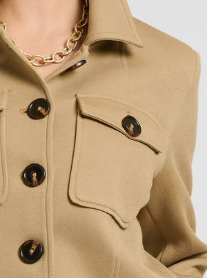 Hemming Scuba Jacket - Caramel