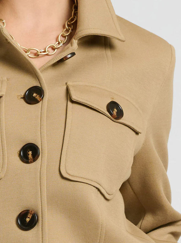 Hemming Scuba Jacket - Caramel