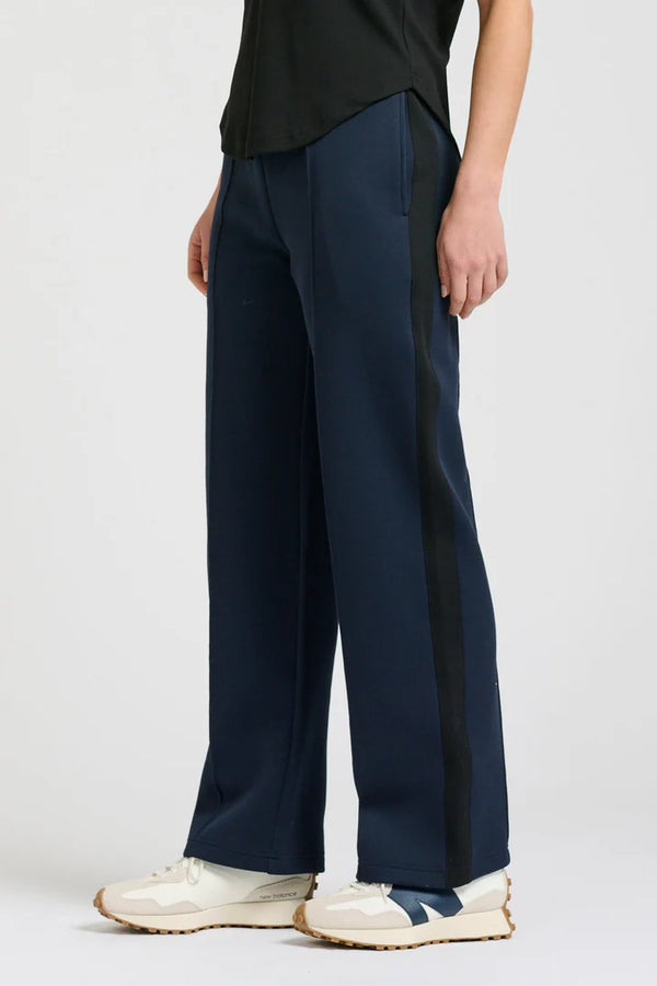Lucile Scuba Track Pant - French Navy/Black