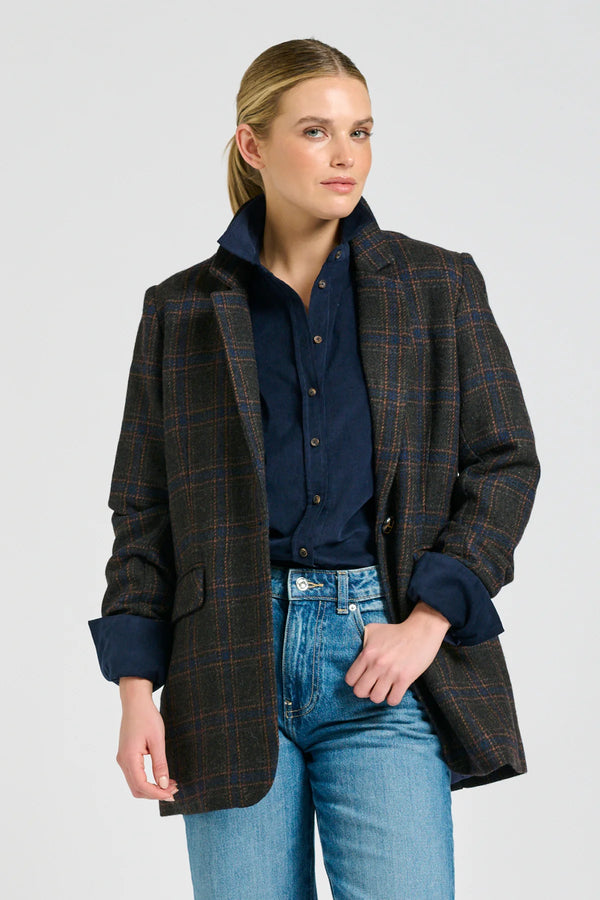 The Iris Blazer - Perfect Plaid