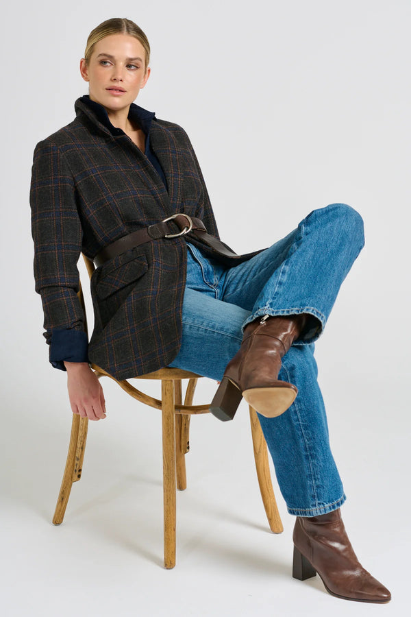 The Iris Blazer - Perfect Plaid