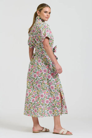 The Lucy Dress - Passion Flower White