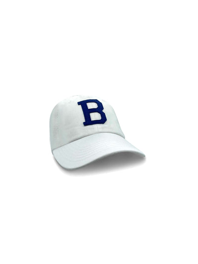 College Letter Cap White