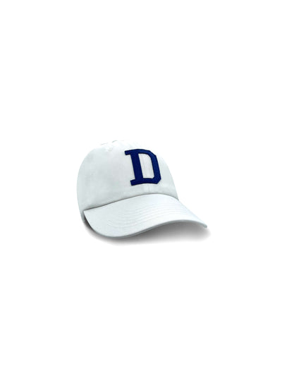 College Letter Cap White