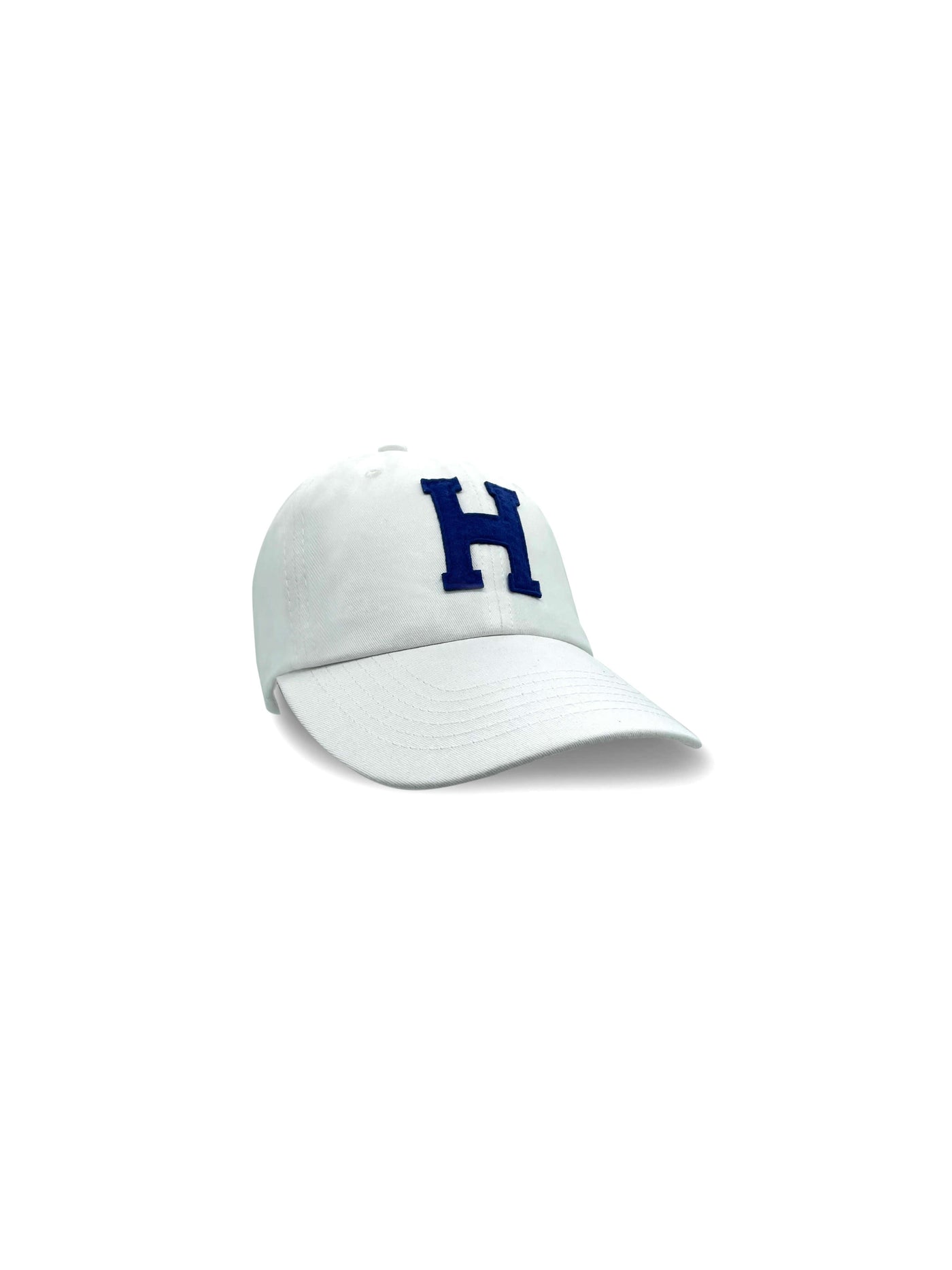 College Letter Cap White