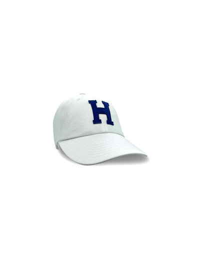 College Letter Cap White