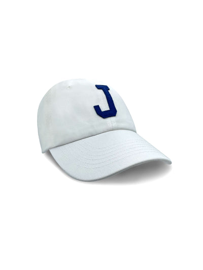College Letter Cap White