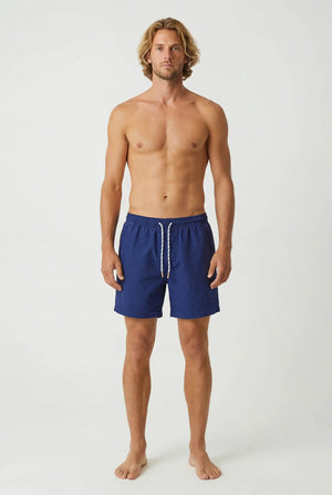 Solid Navy Swim Short