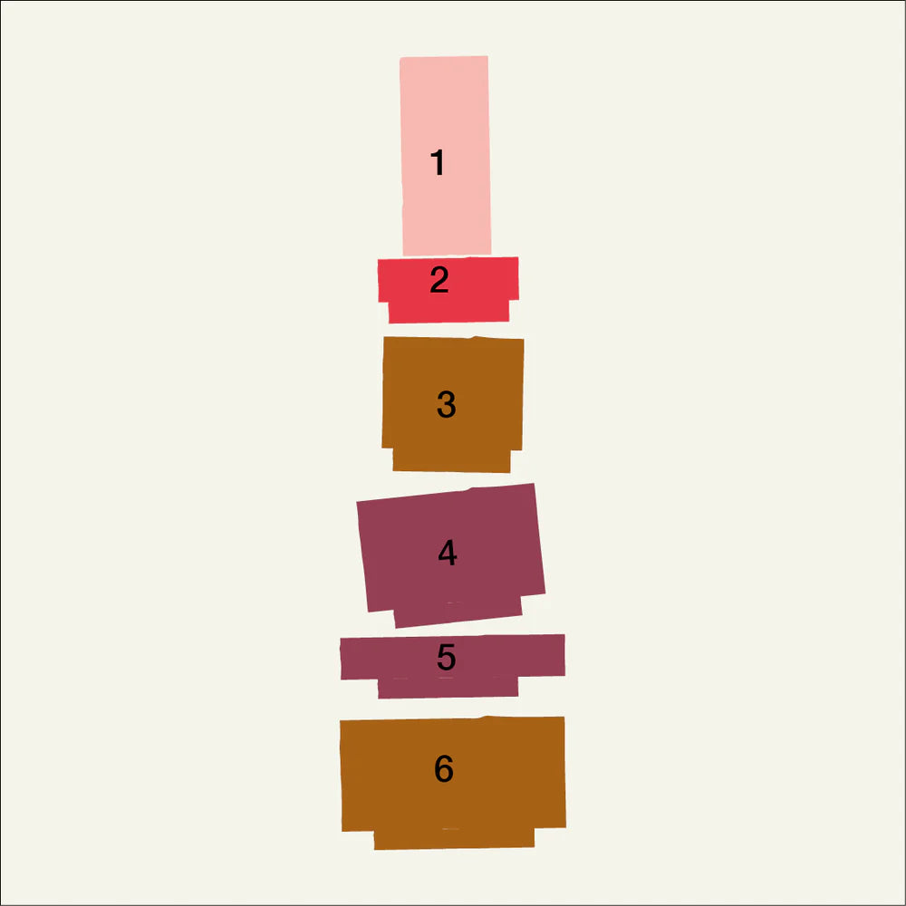 Candle Stack 6 - Brown