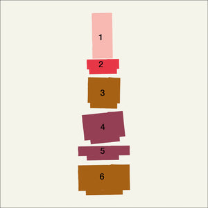 Candle Stack 6 - Brown