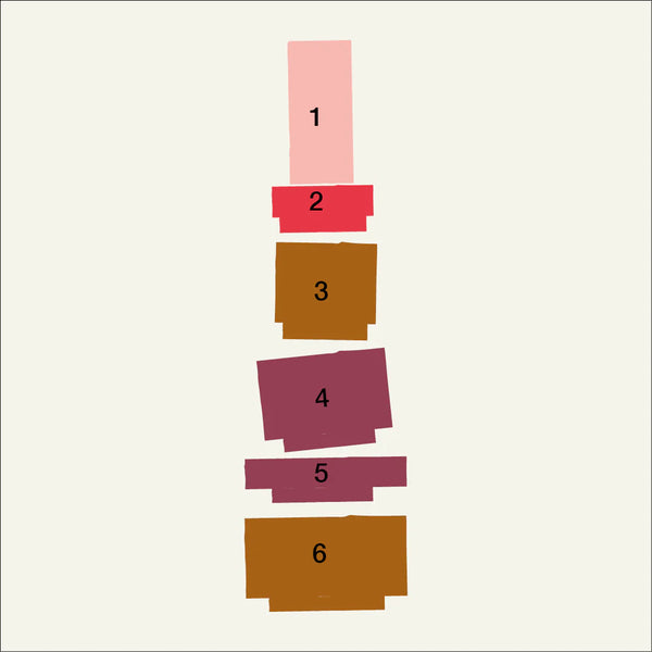 Candle Stack 6 - Brown