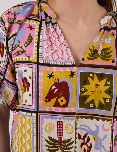 Charlo Blouse - Memories of Morocco