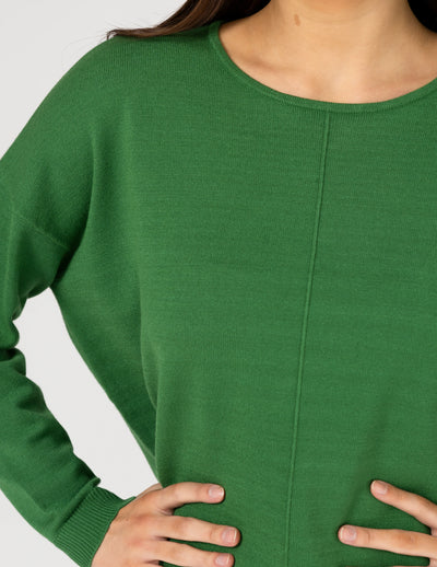 Halle Knit Top - Wheatgrass