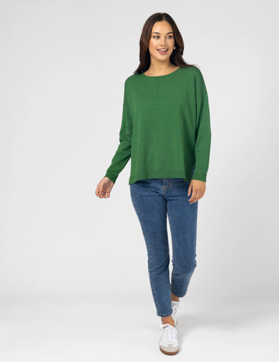 Halle Knit Top - Wheatgrass