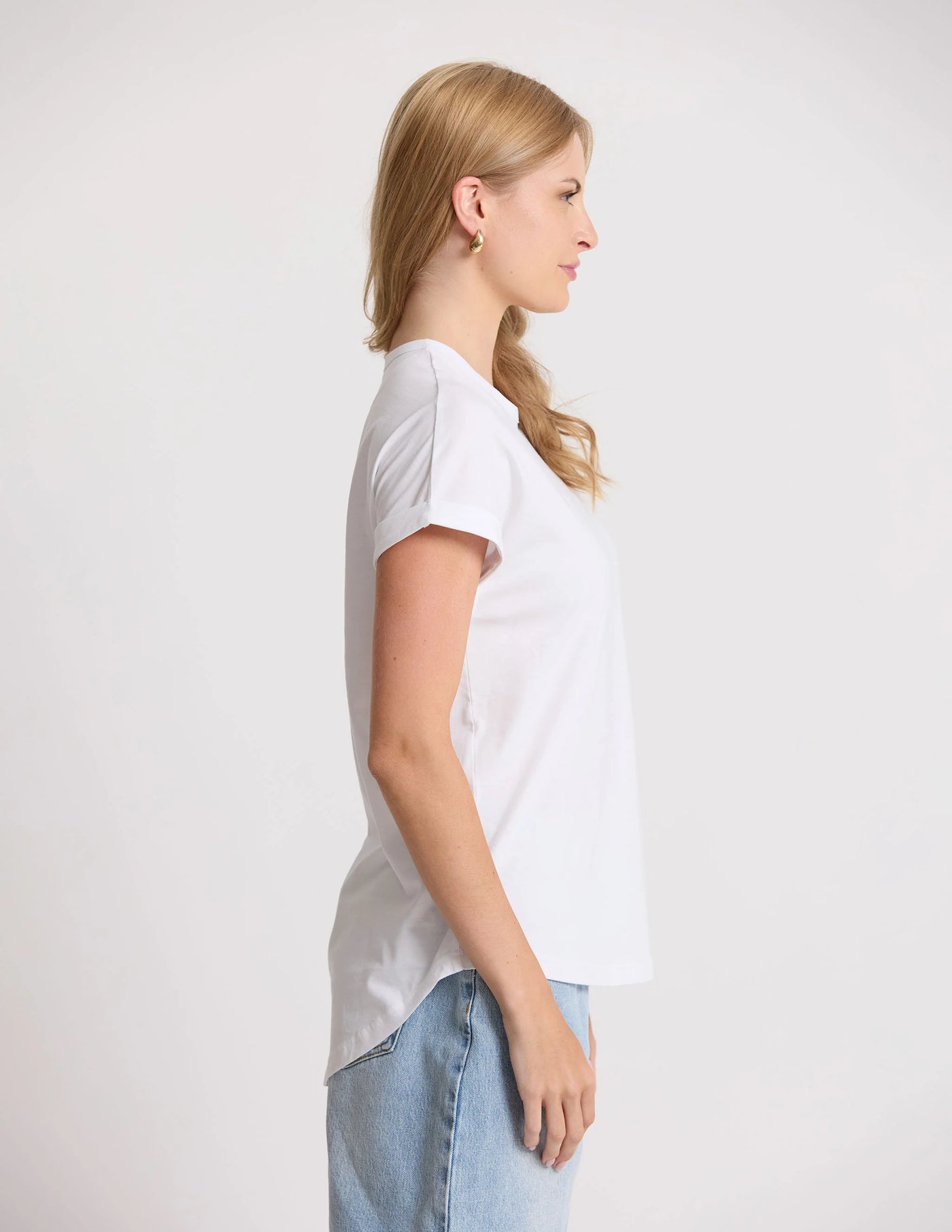 Soho Cuff Crew - White