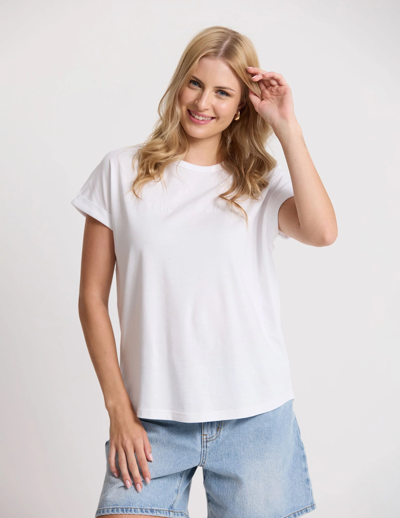 Soho Cuff Crew - White